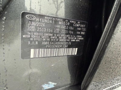 2024 Hyundai SONATA SEL 2.5L FWD
