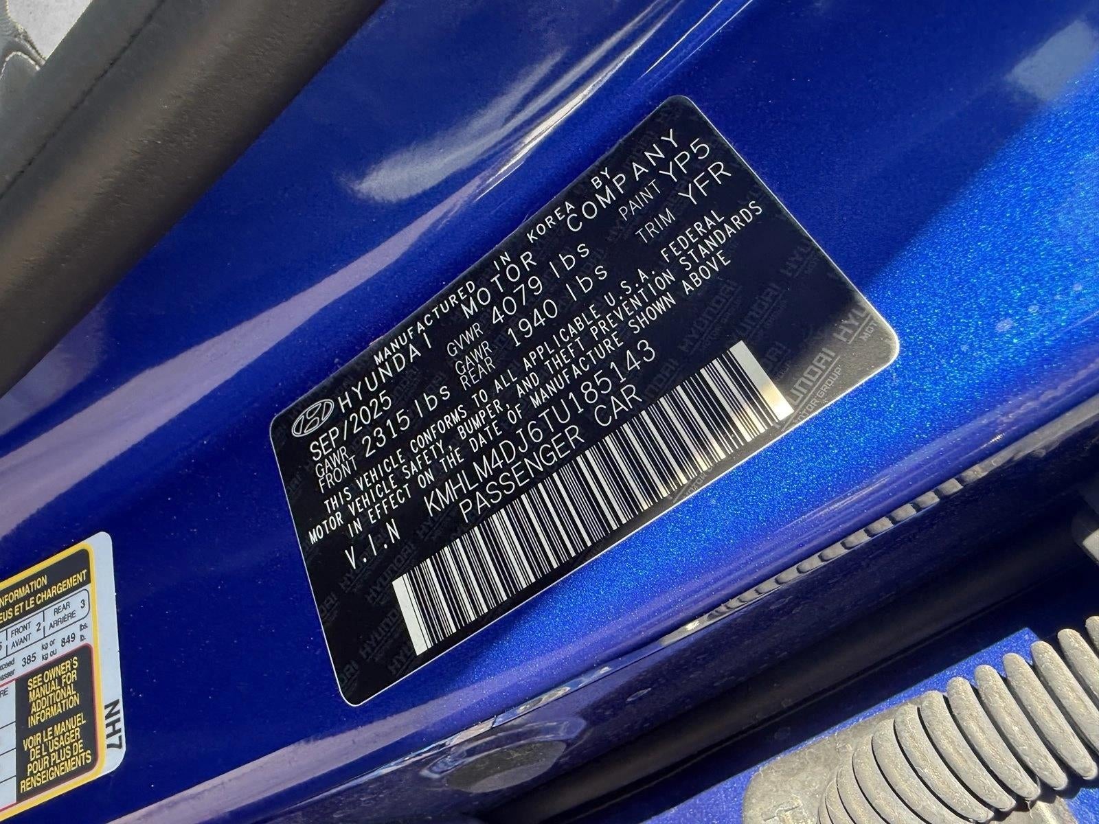 2026 Hyundai ELANTRA Hybrid Blue Sedan