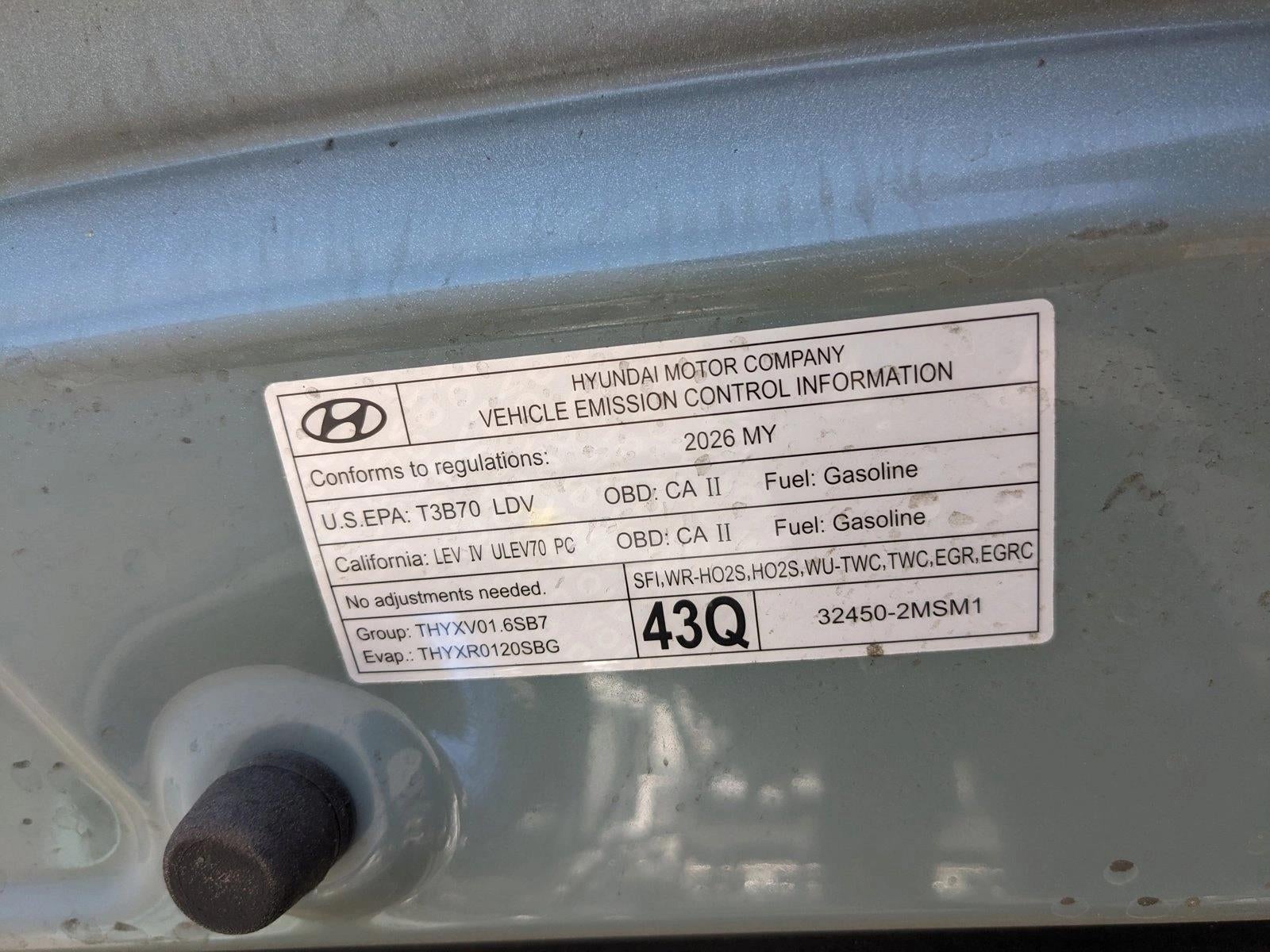 2026 Hyundai VENUE SE FWD