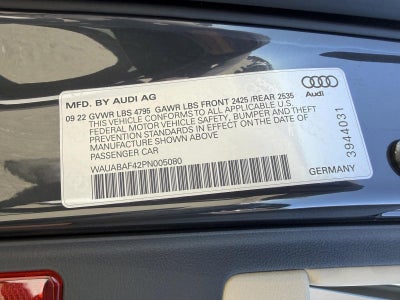 2023 Audi A4 Sedan Premium 40 TFSI quattro