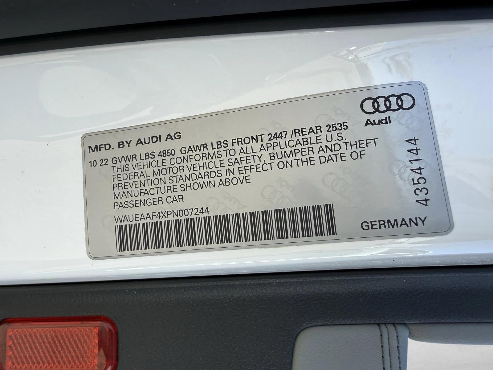 2023 Audi A4 Sedan S line Premium Plus 45 TFSI quattro