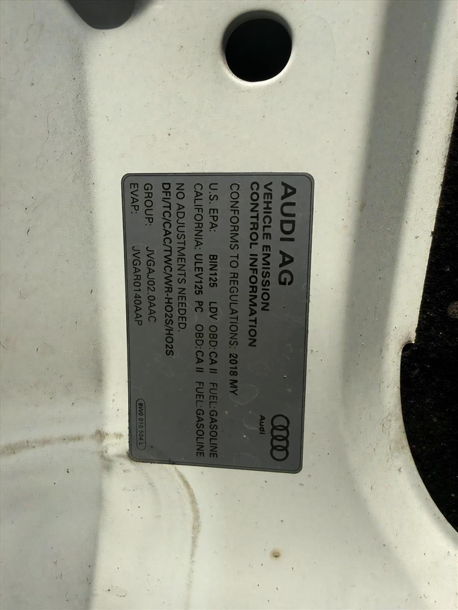 2018 Audi A4 2.0 TFSI ultra Premium S Tronic FWD