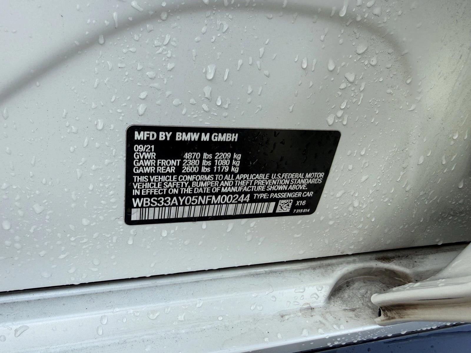 2022 BMW M3 M3 Competition Sedan