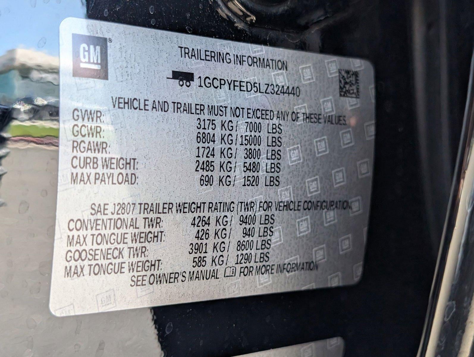 2020 Chevrolet Silverado 1500 Crew Cab Standard Box 4-Wheel Drive LT Trail Boss