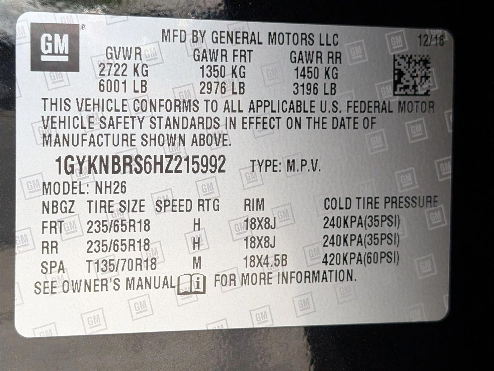 2017 Cadillac XT5 FWD 4dr Luxury