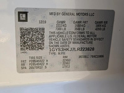 2020 Cadillac Escalade ESV RWD Luxury