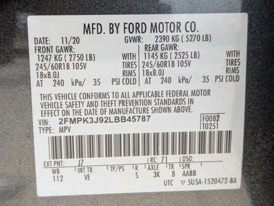 2020 Ford Edge SEL FWD