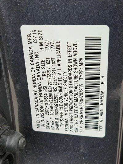 2016 Honda CR-V EX AWD