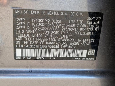 2023 Honda HR-V LX 2WD CVT