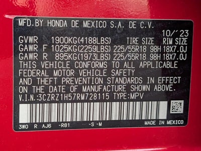 2024 Honda HR-V Sport 2WD CVT