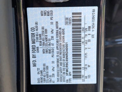 2022 Ford Bronco Sport Outer Banks 4x4