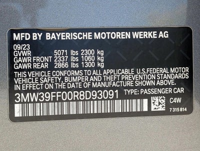 2024 BMW 330e Plug-In Hybrid
