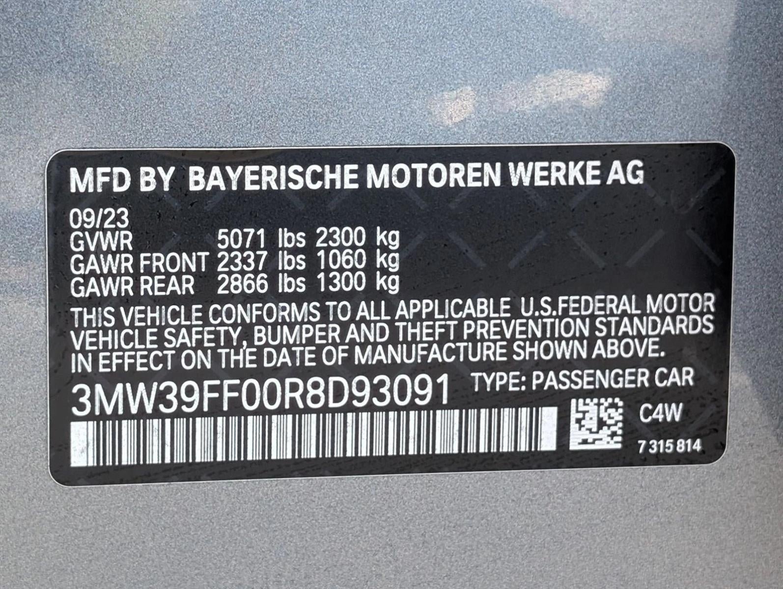 2024 BMW 330e Plug-In Hybrid