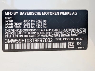 2026 BMW M340i N Sedan