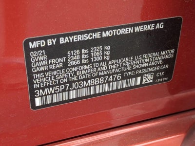 2021 BMW 330e Plug-In Hybrid North America