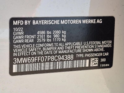 2023 BMW 330i Sedan
