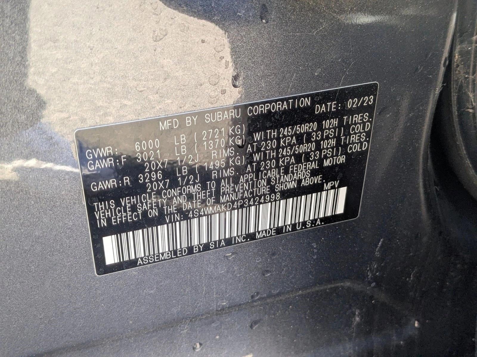 2023 Subaru Ascent Onyx Edition Limited 7-Passenger