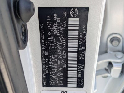 2024 Lexus ES 300h FWD