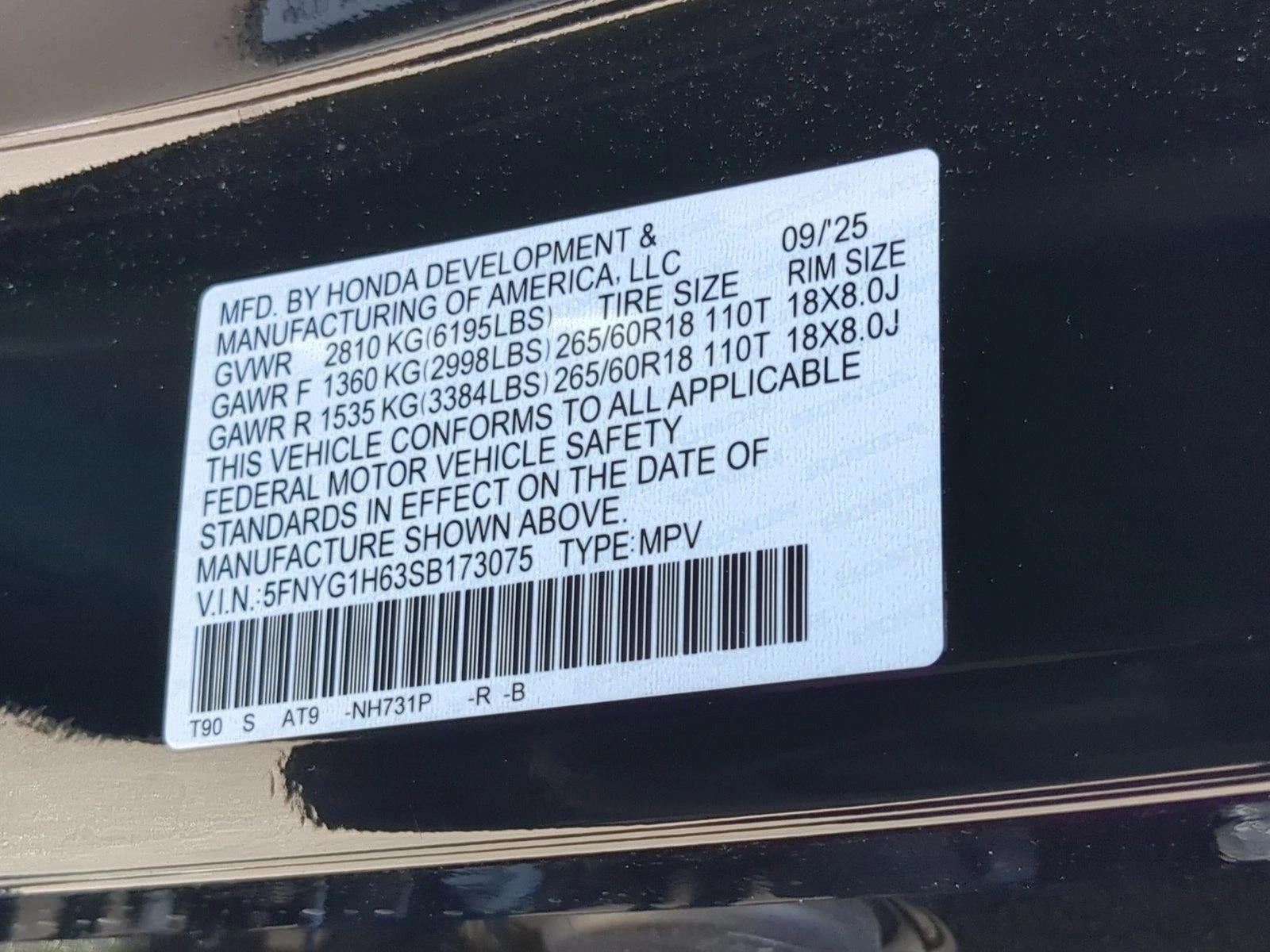2025 Honda Pilot TrailSport AWD