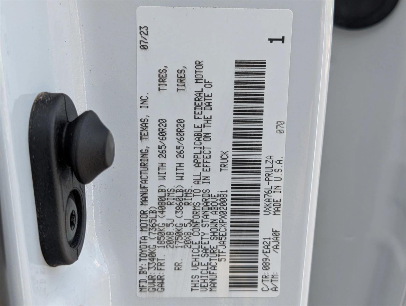 2023 Toyota Tundra 4WD 4WD Limited CrewMax 6.5' Bed (Natl)