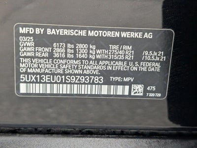 2025 BMW X5 sDrive40i Sports Activity Vehicle