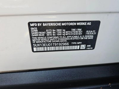 2026 BMW X5 sDrive40i Sports Activity Vehicle
