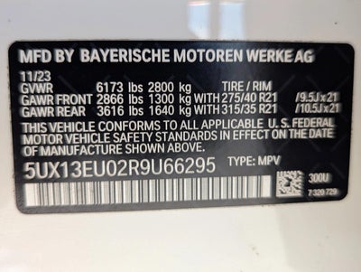 2024 BMW X5 sDrive40i Sports Activity Vehicle