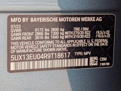 2024 BMW X5 sDrive40i Sports Activity Vehicle