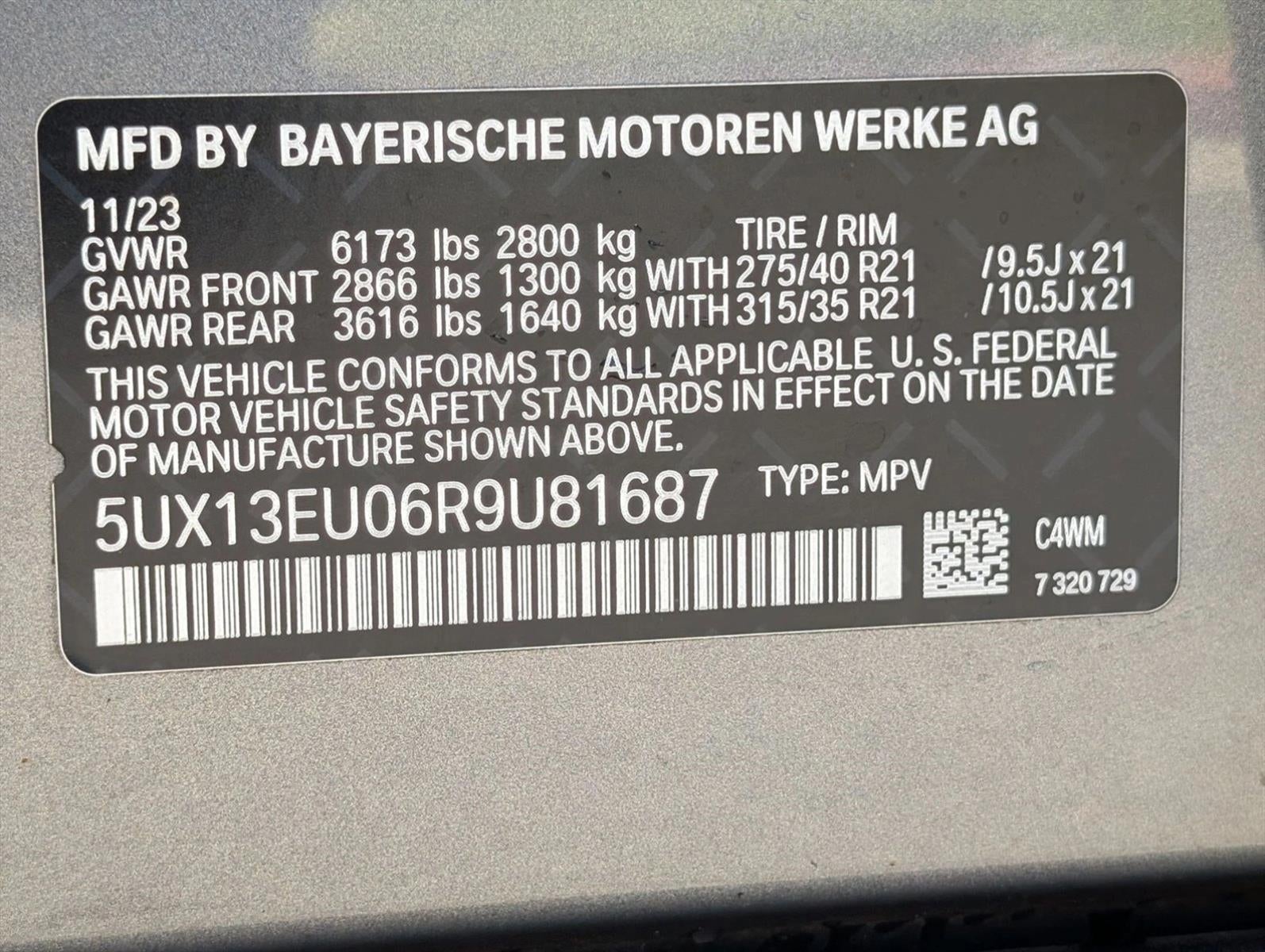 2024 BMW X5 sDrive40i Sports Activity Vehicle