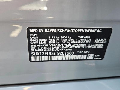 2026 BMW X5 sDrive40i Sports Activity Vehicle