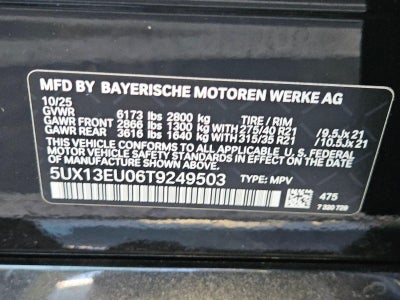 2026 BMW X5 sDrive40i Sports Activity Vehicle