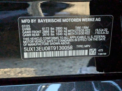 2026 BMW X5 sDrive40i Sports Activity Vehicle