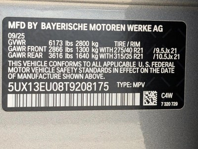 2026 BMW X5 sDrive40i Sports Activity Vehicle