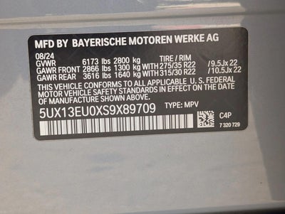 2025 BMW X5 sDrive40i Sports Activity Vehicle