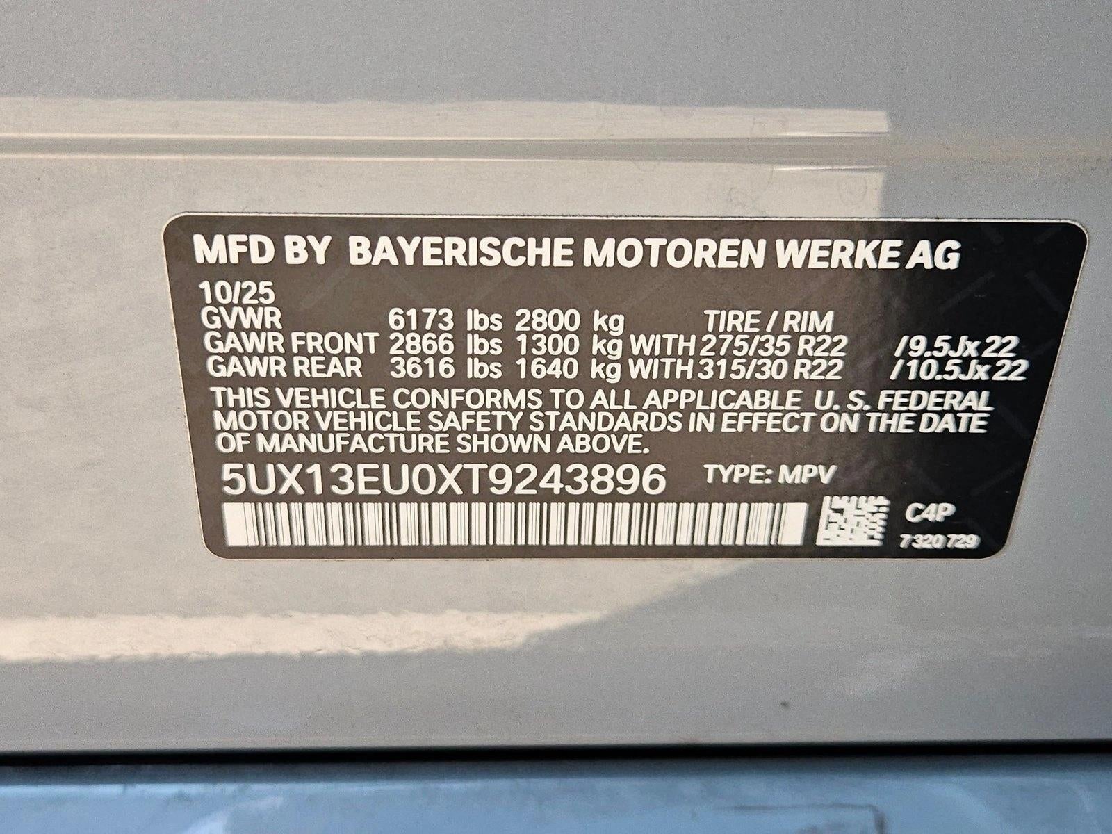2026 BMW X5 sDrive40i Sports Activity Vehicle