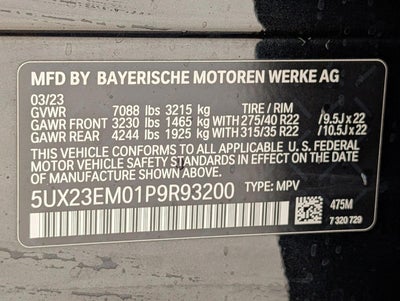 2023 BMW X7 xDrive40i Sports Activity Vehicle
