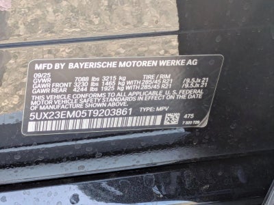 2026 BMW X7 xDrive40i Sports Activity Vehicle