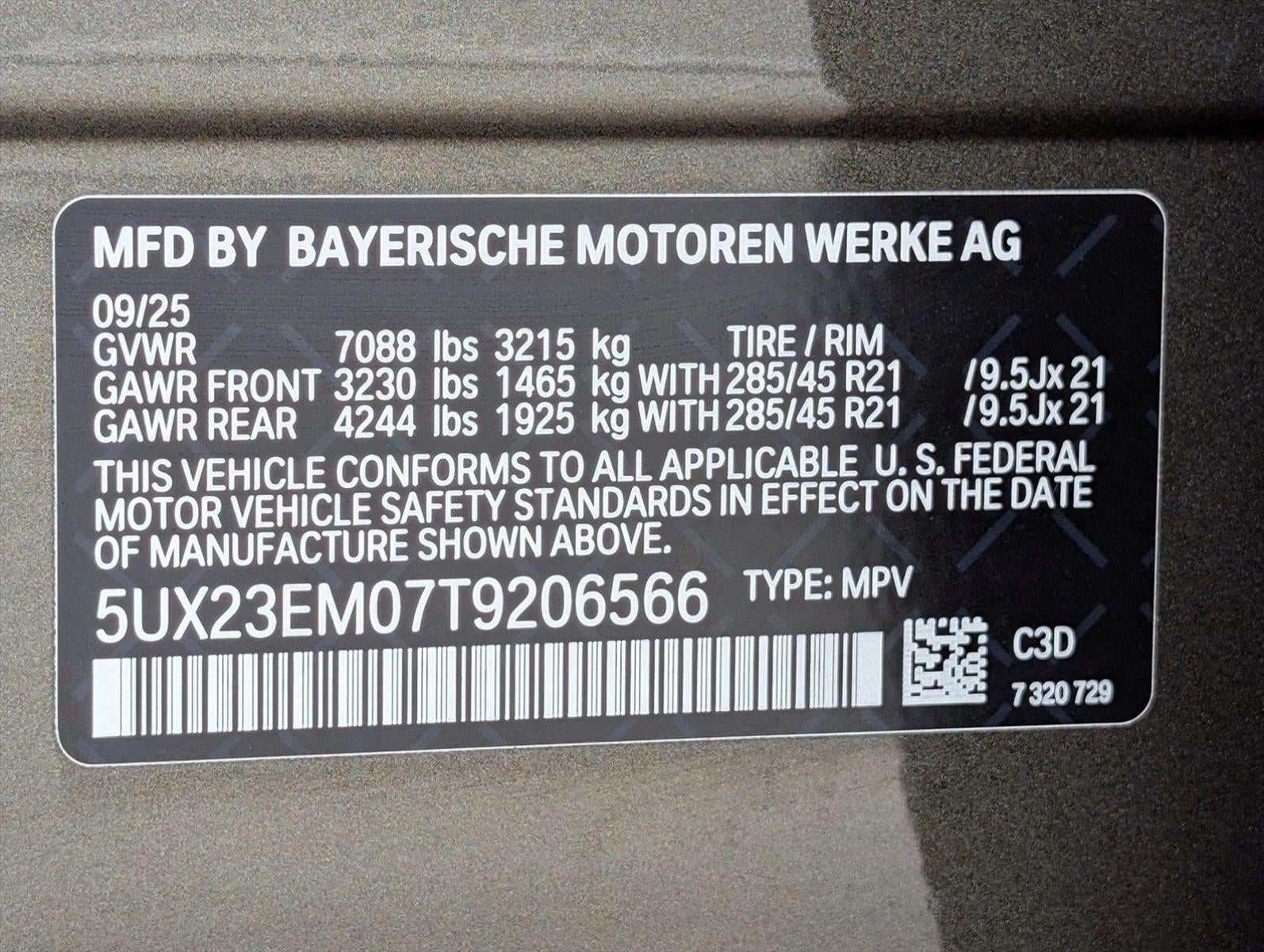 2026 BMW X7 xDrive40i Sports Activity Vehicle