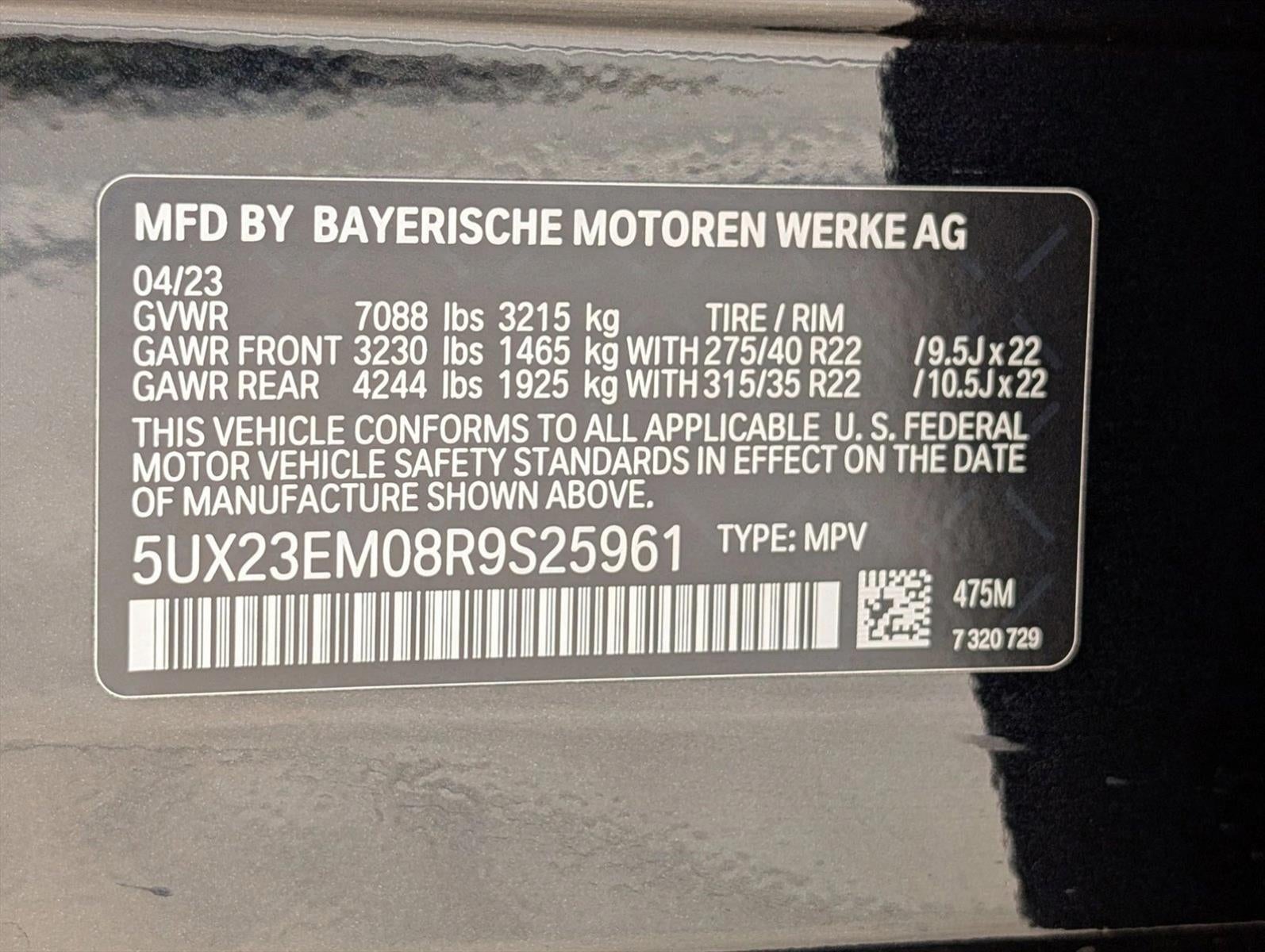 2024 BMW X7 xDrive40i Sports Activity Vehicle