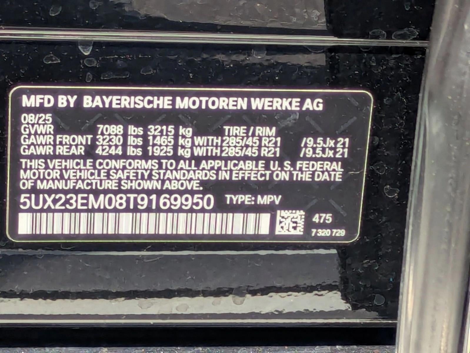 2026 BMW X7 xDrive40i Sports Activity Vehicle