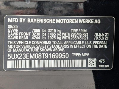2026 BMW X7 xDrive40i Sports Activity Vehicle