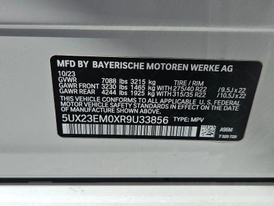 2024 BMW X7 xDrive40i Sports Activity Vehicle