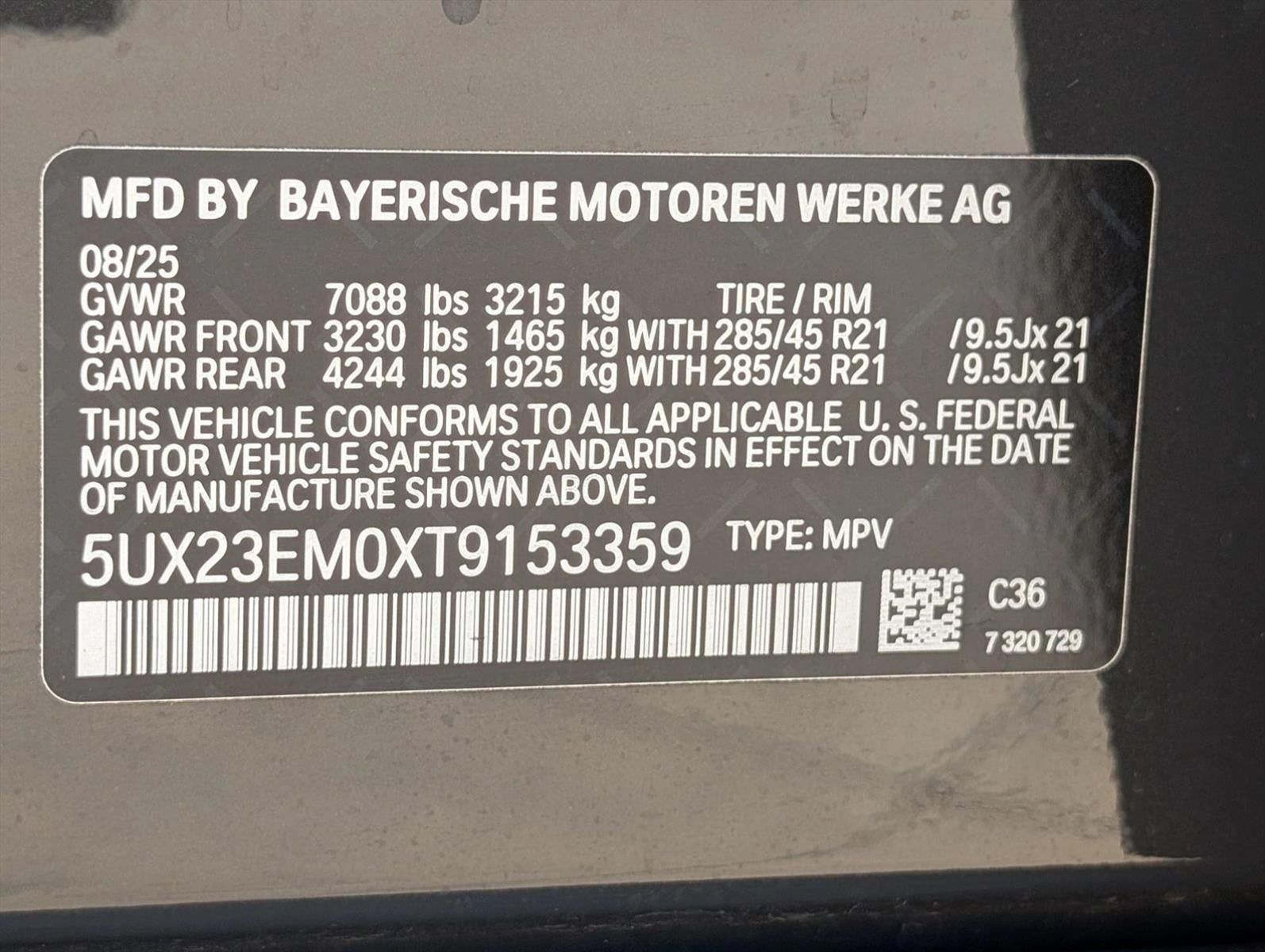 2026 BMW X7 xDrive40i Sports Activity Vehicle