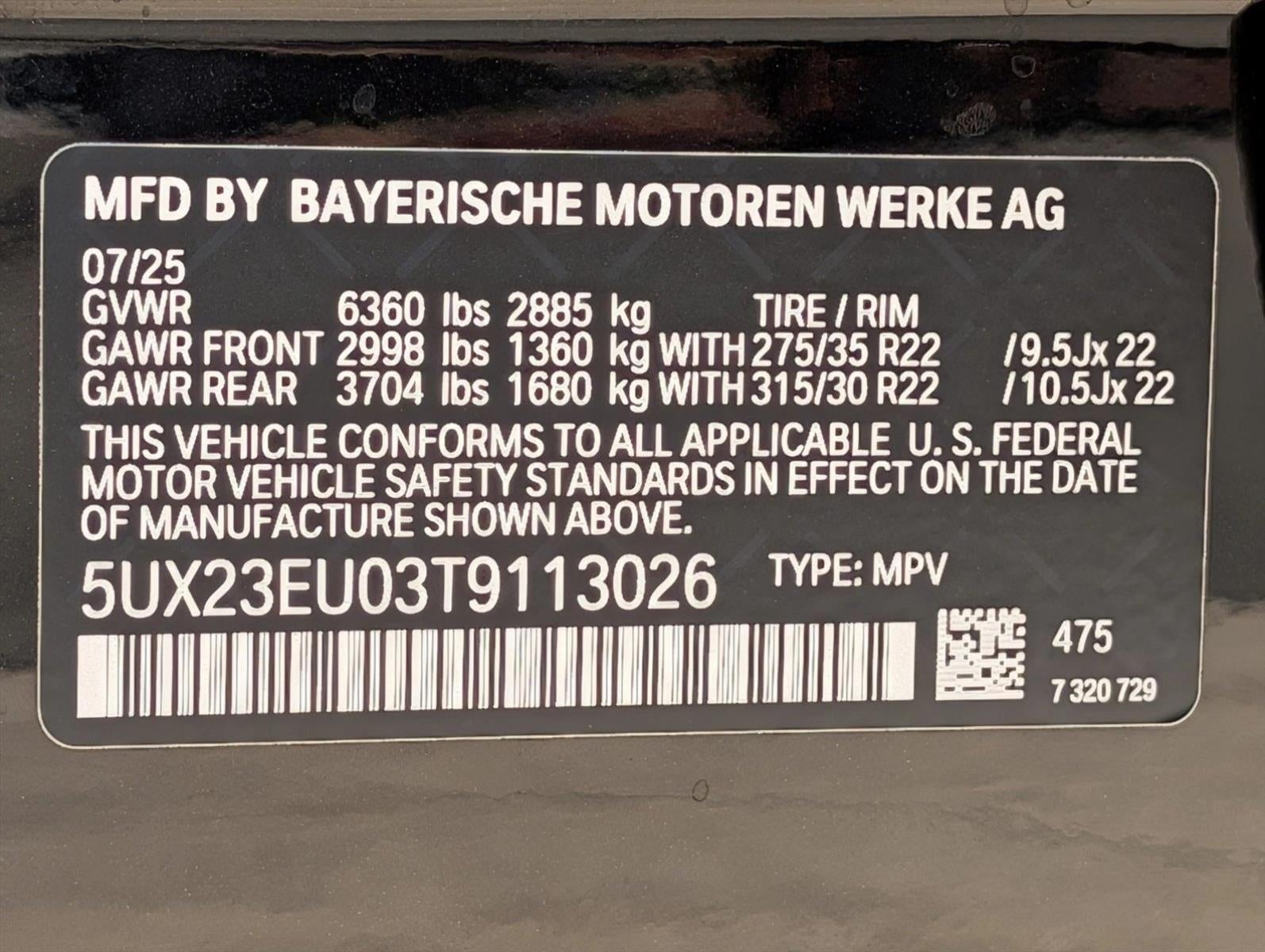 2026 BMW X5 xDrive40i Sports Activity Vehicle