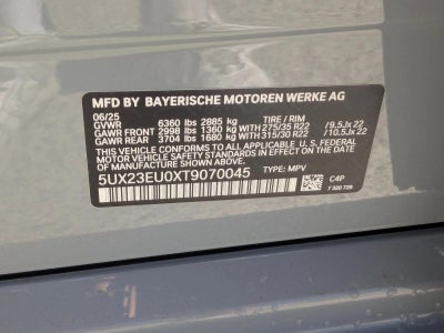 2026 BMW X5 xDrive40i Sports Activity Vehicle