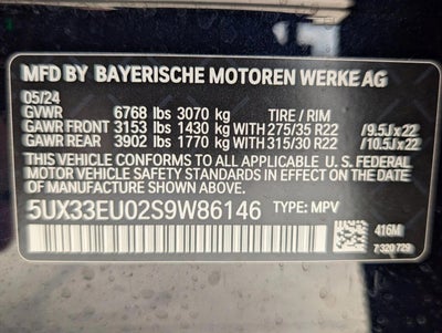 2025 BMW X5 M60i Sports Activity Vehicle