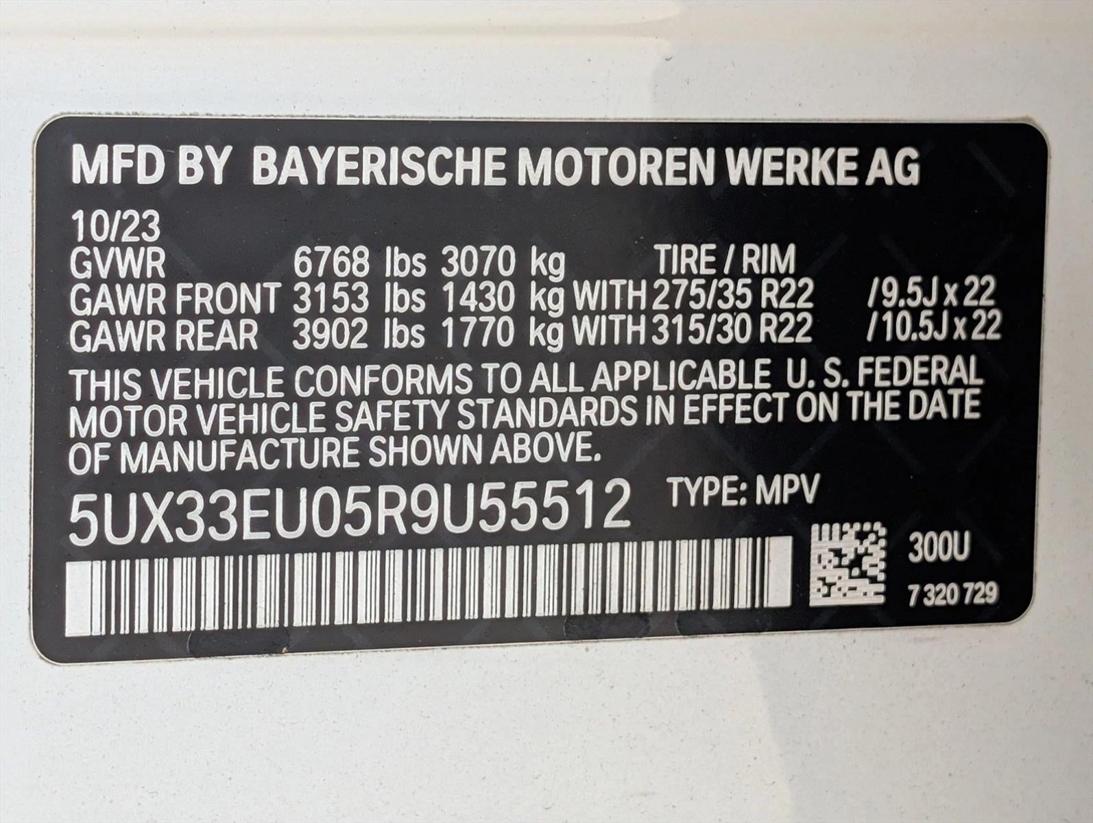 2024 BMW X5 M60i Sports Activity Vehicle