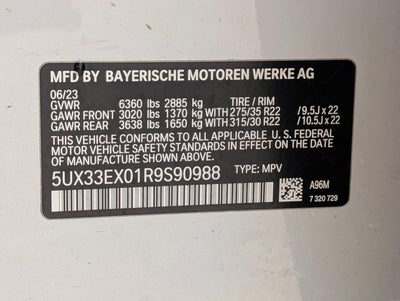 2024 BMW X6 xDrive40i Sports Activity Coupe