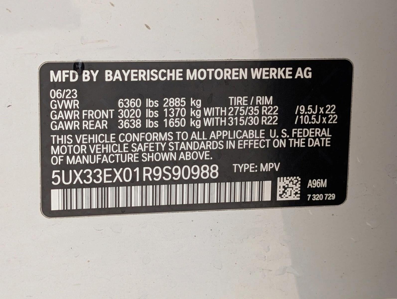 2024 BMW X6 xDrive40i Sports Activity Coupe