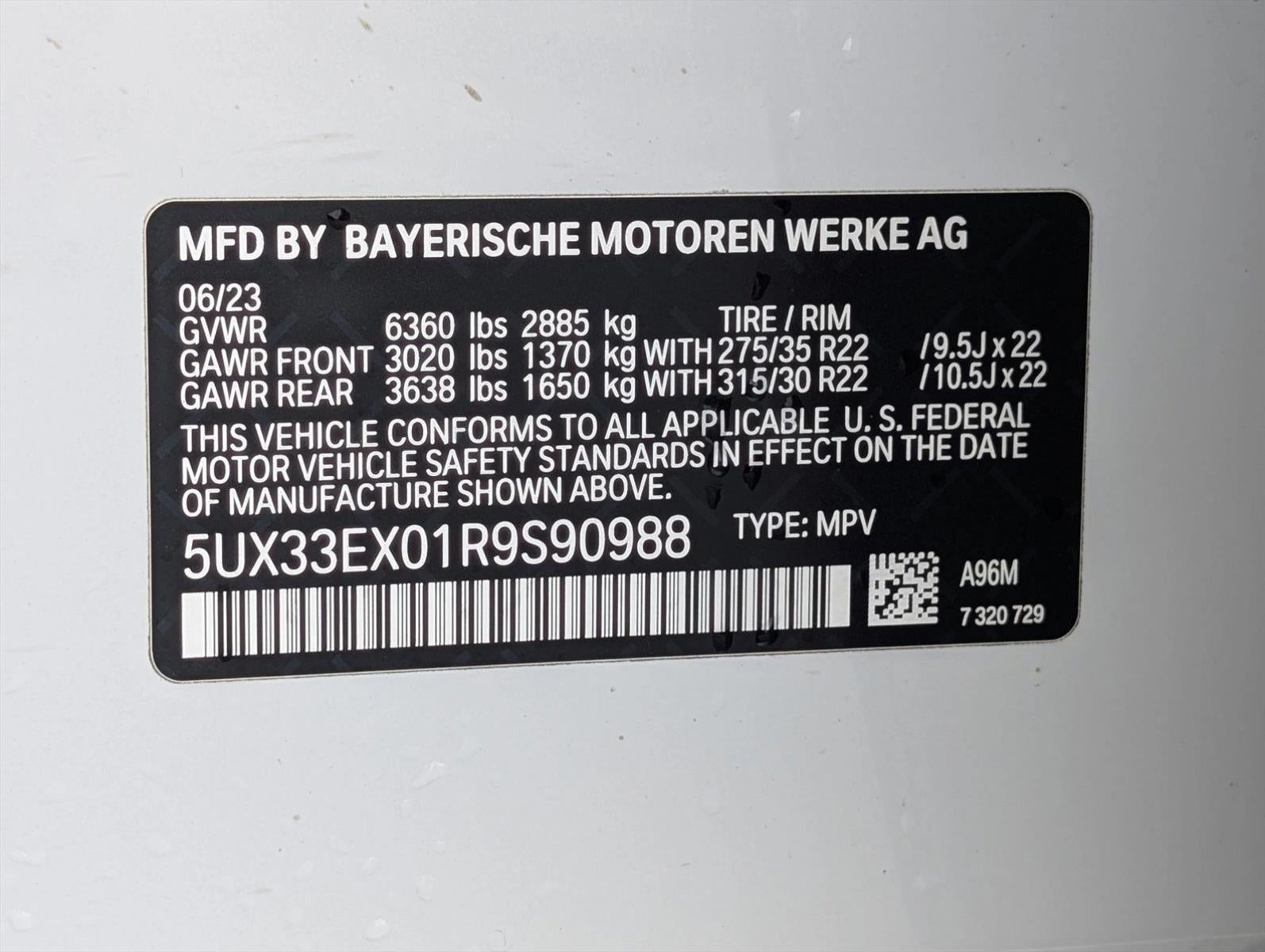 2024 BMW X6 xDrive40i Sports Activity Coupe